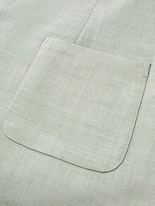 男士两件套西装，绿色西装外套和西裤，英伦风休闲商务通勤婚礼派对正式场合穿着，春夏款 - 綠色 - 查看 10