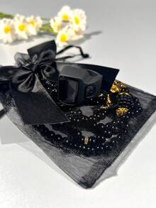 New Bowknot Gift Bag, Muslim Prayer Beads With Included Finger Ring Counter, Electronic Rosary, Suitable For Festivals And Gifts - Multicolor - View 17