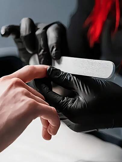 10-Piece Durable Nitrile Gloves - Reinforced Waterproof Cleaning Kit, Suitable For Tattoos, Hair Dyeing, Beauty - Multi-Functional Non-Slip Grip, Latex-Free Formula - Comfortable Fit For Household Tools