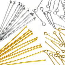 100pcs Stainless Steel Jewelry Making Accessories, Pendant Bead Pins, Stainless Steel Pins, Handmade Beading DIY Craft Supplies - DIY - View 7