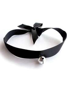 3pcs Lady Cat Theme Set (Cat Headband, Lace Eyeshade, Bell Collar) - Suitable For Female Pet Costumes, Cat-Themed Makeup Party - Multicolor - View 6