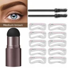 Eyebrow Stamp And Eyebrow Stencil Kit, With Eyebrow Brush One Step Eyebrow Stamp Shaping Kit With 10 Reusable Eyebrow Stencils - Eyebrow Stamp - View 12