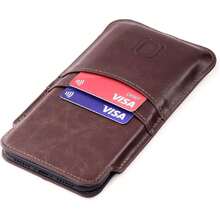 Dockem - Funda tipo portafolios provincial para iPhone,43351801 - Gris Claro - Ver 1
