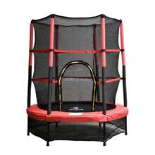 Trampolín Brincolin Infantil 1.4m com Red - Blanco - Ver 3