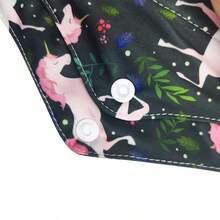 4片装 AWJ 网状衬垫卫生巾，可重复使用，女性专用，可水洗，防水，常规流量，日用型 - 4件裝 - 查看 7