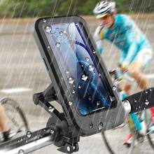 Universal Waterproof Full Sealed Bike Phone Mount 360° Rotatable Anti-Fall Shockproof Touch Screen Cell Phone Holder, Tool Free Install Rainproof Phone Cradle For Motorcycle E-Bike Scooter Rider Cycling Commuting - Multicolor - View 4
