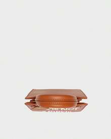 Tote&Carry Women's Y2K Baddie Sassy Letter Print Mini Tote Bag, Vibrant Caramel PU Leather Crossbody Top Handle Purse, This Is Not A Birkin Ironic Luxury Parody Statement Handbag For Spring Festival Concert Party - 摩卡棕 - 查看 5