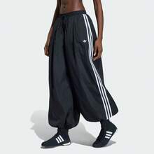 Adidas Originals 女士 BALLOON TP 休闲百搭日常运动梭织裤 KY5052 - 黑色 - 查看 1