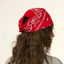 3条装西部风佩斯利花纹女士女孩头巾，柔软透气轻便，多功能百搭，可作头巾、颈巾、面罩、服装装饰、发饰，适合日常佩戴、牛仔装扮、派对、节日、旅行、骑行、户外活动、圣诞节、情人节、生日等节日礼物，也可作手帕、头巾。 - 彩色 - 查看 4