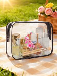 3件套 - 1个化妆包、洗漱包、收纳袋、化妆品收纳包、手提包、轻便旅行居家两用包、旅行必备品、珠宝收纳包、唇彩收纳包、指甲油收纳包、化妆品收纳包、发带和腕带 - 多色 - 查看 8