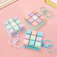 1pc Finger Stress Key Chain Toys, Keychains Sensory Toys Fidget Toy Stress Relief Finger Toys, Hobby Collectible Party Supplies, Creative Toys For Teens, Stress Relief For Teens (Color Random) - 1PC - Xem 6