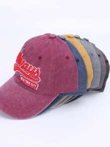 1顶ALWAYS 3D刺绣棒球帽，男女通用，纽约市75号（1775）刺绣帽，时尚休闲美式遮阳帽，完美礼物之选，夏季沙滩 - 彩色 - 查看 10