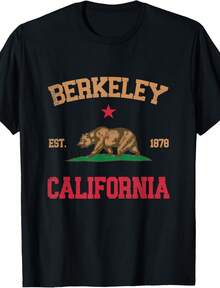 Berkeley California T-Shirt1 - màu đen - Xem 1