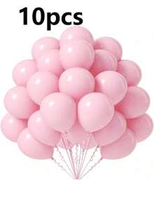 125 Pcs Of Pink And White Balloon Garland Arch Kit For Boys, Girls, Children's Birthdays, Engagements, Baby Showers Aluminum Foil Paper Sequin Balloon - Pink - View 8