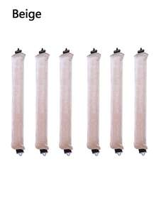 6个装免加热卷发棒，大波浪卷发器，睡眠卷发棒，加粗3厘米，懒人卷发工具，带挂钩 - 彩色 - 查看 15