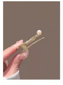 Rose Pipa Hair Clip, New Chinese Style Niche Side Bangs Clip, Creative Retro Hair Accessory - View 4