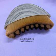 1pc Multifunctional Facial Massage Brush - Soft Nylon Bristles - Ergonomic Oval Head - Lymphatic Stimulating Skincare Tool - Facial Manual Massage Brush - View 5