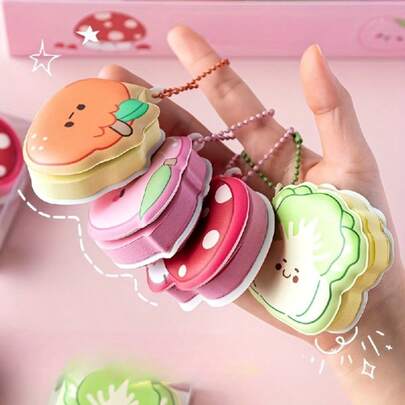 1pc Mini Stress Relief Squeeze Toy Memo Pad, Cute Pocket Notebook, Random Color