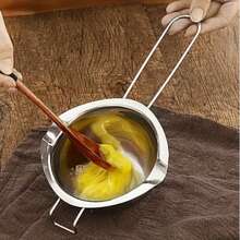 Stainless Steel Chocolate Melting Bowl, Cheese Fondue Melting Pot, Baking Dessert Tools, Caramel Saucepan, Double Boiler Melting Bowl, Wax Melting Pot, Kitchen Gadgets, Heat-Resistant Melting Pot Set - Multicolor - View 13