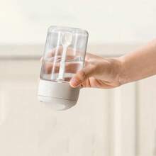 3pcs 250ml Seasoning Jars, Multifunctional Salt Spoon Condiment Storage Containers, Waterproof Moisture-Proof Durable Easy To Clean - White - View 2