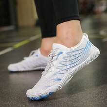 轻便速干赤脚沙滩鞋，适合徒步旅行、登山、冲浪、漂流、钓鱼，男女通用 - 白色 - 查看 3