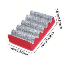 Miếng cọ rửa hai mặt siêu bền, một mặt nhám, một mặt không gây trầy xước, thích hợp để vệ sinh vỉ nướng ngoài trời, bồn rửa nhà bếp, chảo kim loại, chất liệu chống gỉ, nhiều màu sắc để lựa chọn. - Mẫu mới - Xem 7