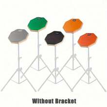 8-Inch Double-Sided Triple-Layer Silent Drum Practice Pad - Rubber Mute Pad For Drum Kit Beginners - Multicolor - View 7