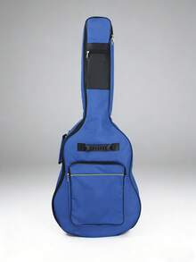 41英寸防水吉他包，木质吉他盒，防水可调节背包式吉他演出包，带背带环，适用于原声吉他、古典吉他、尤克里里、贝斯吉他、吉他、小提琴及其他乐器 - 彩色 - 查看 17