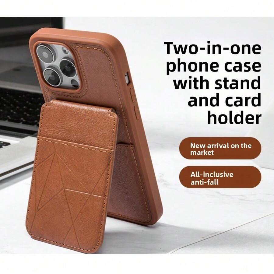 二合一奢华耐用仿皮卡车造型手机壳，兼容 17 Pro Max/17 Pro/17 Air/17/16 Pro Max/16 Plus/16/15 Pro Max/15 Pro/15/14 Pro Max/14 Pro/14/13/12/11，带支架和卡槽，防震防水防摔防刮全包设计