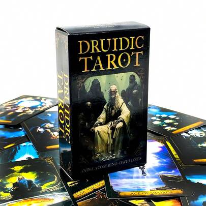 A Fantasy-Themed Tarot Deck Containing 78 Cards, With Beautiful Illustrations, Perfect For Tarot Enthusiasts To Collect.