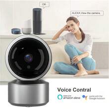 Camera WIFI 5MP, Camera trong nhà, Camera PTZ, Camera theo dõi thú cưng, Camera giám sát thú cưng thời gian thực, Camera thông minh cho thú cưng, Camera gia đình nhỏ gọn với tính năng phát hiện chuyển động, âm thanh hai chiều, lưu trữ đám mây, phát lại video (Không bao gồm bộ chuyển đổi nguồn) - Màu xám đen - Xem 6