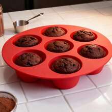 Nonstick Silicone Muffin Mold Air Fryer Microwave Oven Cupcake Pan Baking Tray Kitchen Baking Accessory - Multicolor - View 6