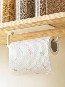 Wall-Mounted Tissue Paper Holder, No Drilling Required, Home Essential, Suitable For Kitchen, Bathroom, Office, Living Room, Wardrobe, Bathroom Accessories - Multicolor - View 5