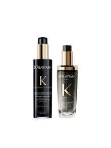 Kérastase [Set] Chronologiste Thermique Broad Dry Cream 150ml + Refillable Fragrance Oil 75ml - Chronologiste - View 1