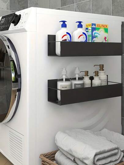 强磁冰箱微波炉收纳架，免钉厨房调料架，大型壁挂式储物柜，可移动冰箱收纳架，杯瓶架，浴室收纳架，调味架，迷你置物架，家居必备收纳用品