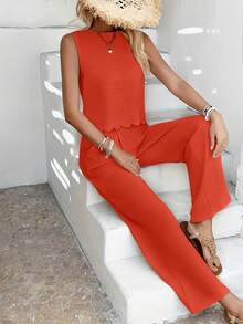 Winter Outfit,Date Night Look,Valentine's Day,Summer Must-Have! 's Hottest Sleeveless Sets (Restocking Soon!) |   Tomato Girl Summer School Uniform |   UPF 50+ Sun Protection ('s Hottest Find) - Quả cam - Xem 6