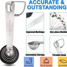 Measuring Spoons, Premium Heavy Duty Stainless Steel Measuring Spoons And Cups Set, Small Spoons With Metric And US Sizes, Set Of 6 For Measuring Dry And Liquid Ingredients - Steel 6-piece Set - View 6