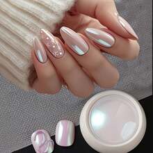 Latest Chameleon Optical Powder Diamond Holographic High Gloss Ice Crystal Color Changing Nail Art Powder, 0.5g - Multicolor - View 2