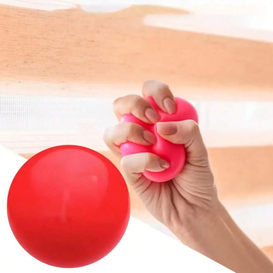 1 pieza Rehabilitador de agarre con forma de corazón, adecuado para pacientes ancianos que han sufrido un accidente cerebrovascular, ejercicios para mejorar la fuerza de agarre de los dedos y la destreza manual - Multicolor - Ver 1