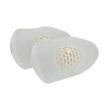 One Car Neck Pillow For / Y/S/X TPE + Slow-Rebound Memory Foam The Adjustable Strap Hidden Zipper Design Easy Removable Pillowcase For All Season - Lunar White - Trắng ánh trăng - Xem 1