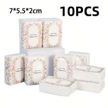 Gói 10/20 khăn giấy mềm, quà tặng lý tưởng cho tiệc cưới và các dịp lễ kỷ niệm. - nhiều màu - Xem 7