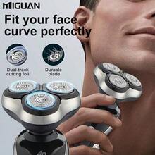 3-Head Rotary Electric Shaver, USB Rechargeable, Multi-Function (Trim Beard/Nose Hair), Ideal Gift For Men, 300mAh Battery Capacity - Multicolor - View 6