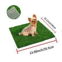 Tấm lót huấn luyện đi vệ sinh cho chó con mô phỏng cỏ thông minh thế hệ mới - 35,5x46cm - Xem 5