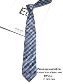 1条格子手工男女通用领带，适合休闲、街头、日常、派对、礼品等场合。 - 彩色 - 查看 10