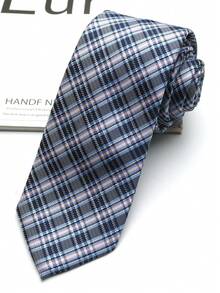 1条格子手工男女通用领带，适合休闲、街头、日常、派对、礼品等场合。 - 彩色 - 查看 16