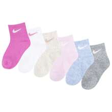 Nike Swoosh 6 Pack Ankle Socks Kid's Infant  NN0641-AFN - Nhiều màu - Xem 2