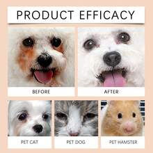 Dog & Cat Tear Stain Remover Balm & Cleaning Swabs - Gentle Eye Crust & Discharge Cleaner | Moisturizing Eye Care For White Fur | Pet Grooming Supplies Pet Tear Stain Remover Paste Dog Eye Cleaner Stick Cat Eye Crust Wipes Gentle Moisturizing Grooming Balm White Dog Fur Care Supplies - Multicolor - View 5