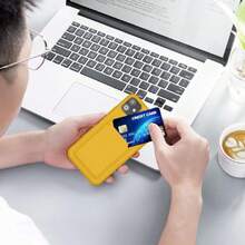 Wallet Case Compatible With Apple 11 - Protective Wallet Case With Card Slots - Bright Yellow, 43354828 - Multicolor - View 6
