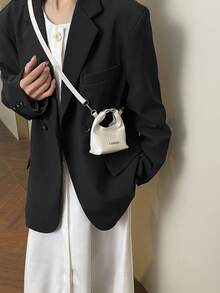 2026 Nuevo bolso de moda, exquisita mini bolsa bandolera, portador de tarjetas versátil, pequeño bolso de mano - Blanco - Ver 4