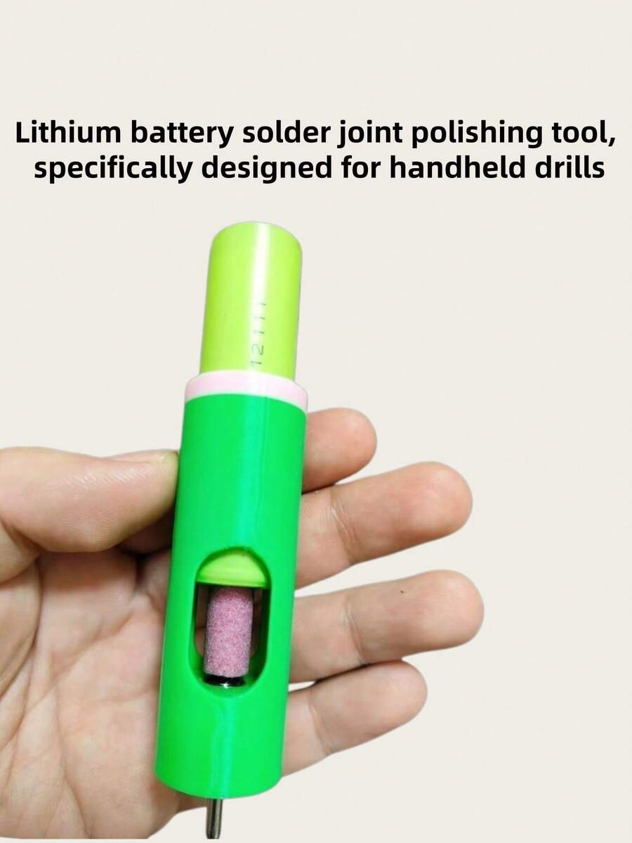 1 Ống mài + 1 Đầu mài đá mài, Dụng cụ đánh bóng pin 18650, Dụng cụ đánh bóng mối hàn pin Lithium, Dụng cụ hiệu quả, Ống đánh bóng, Máy khoan cầm tay chuyên dụng